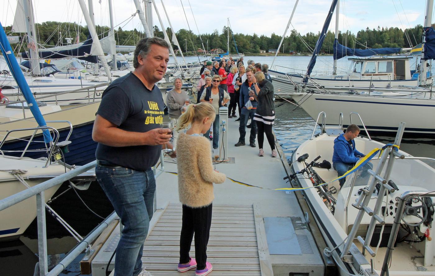 Invigning av nya bryggan på Granskär, Eggegrundskretsen